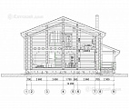 Двухэтажный дом ОБ-200-72